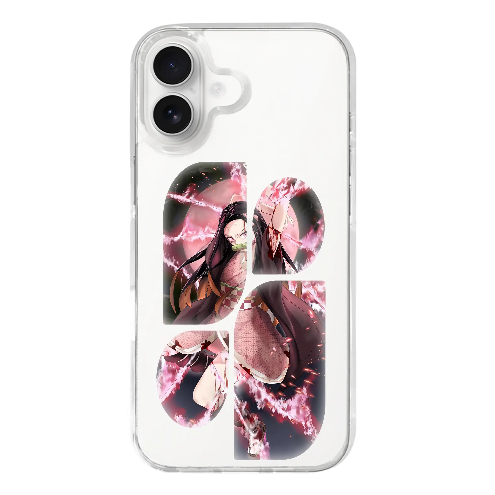 鬼滅の刃 グッズ,竈門 禰豆子 - iPhone 17シリーズ 透明スマホケース – 薄型・耐衝撃・精密フィット保護カバー